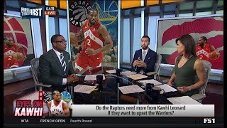 FIRST THINGS FIRST | Do the Raptors need more from Kawhi Leonard if they want to upset the Warriors?