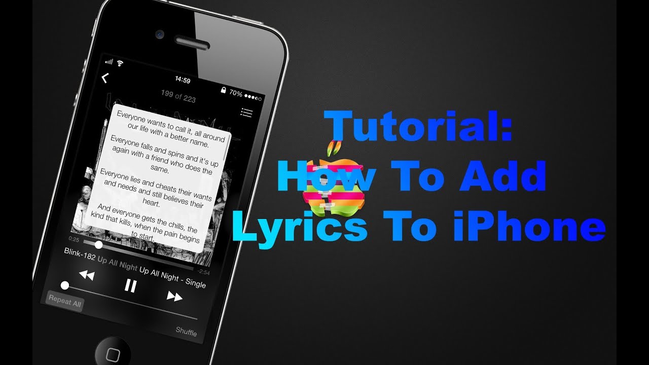 How To Add Lyrics To Your Iphone Ipod Touch And Ipad No Jailbreak