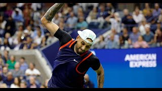Nick Kyrgios’s U S  Open Run Ends One Match After Beating the Top Seed