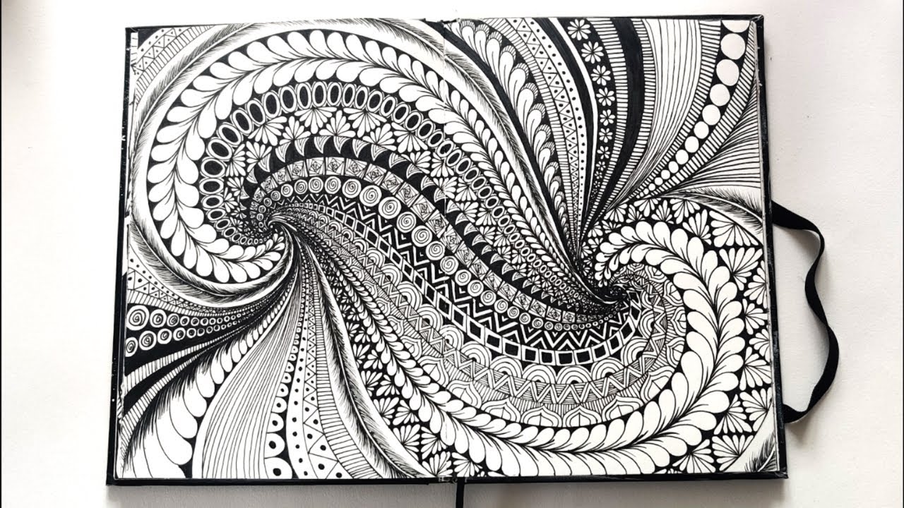 Zentangle Art Zentangle Patterns Youtube