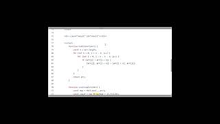 Executing sorting techniques using html,css and javascript