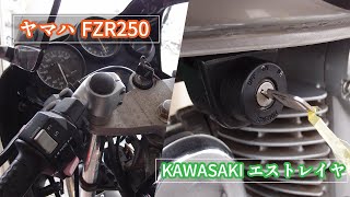 ヤマハFZR２５０とkawasakiエストレイヤ２５０ね