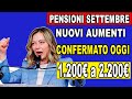 ULTIM'ORA: AUMENTO DA 1.200€ A 2.200€ CONFERMATO OGGI DAL TG1 – ECCO COME OTTENERLO!