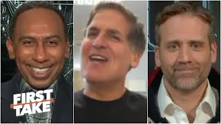 Mark Cuban laughs off Max's Knicks question and talks Luka Doncic-LeBron | First Take
