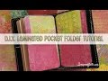 DIY Laminated Pocket Folder for Pocket Size Midori/Fauxdori Style Traveler's Notebook