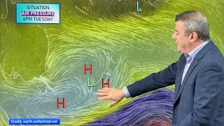 NZ: Subtropical northerlies and some wet weather chances going into the long weekend