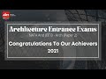 Achievers 2021, NATA & JEE (Main) B. Arch Result 2021 | AICT Design Academy | #coaching #institute