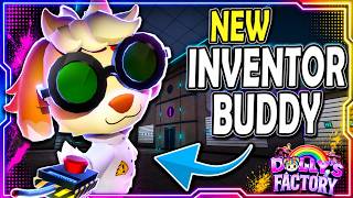 NEW INVENTOR BUDDY SKIN & SO MANY MORE NEW THINGS COMING TO DOLLY'S FACTORY ROBLOX #dandysworld