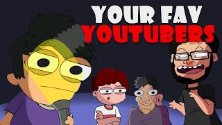 Your Fav Youtubers Parody Part1 ft. @CarryMinati @NOTYOURTYPE @souravjoshivlogs7028 Triggered insaan