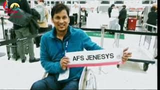 Indian wheelchair Rugby sports  farewell | AFS jenesys 2019 tour Japan |Quadriplegic C4 C5 C6 C7 C8