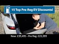 Top 15 Best Pre-Reg Electric Car Discounts!