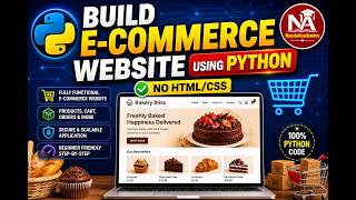 e-Commerce Web Application Development (Bakery Products) - No HTML/CSS, only Python.