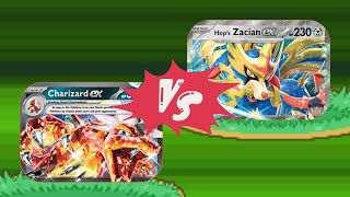 [Post rotation practice] Charizard EX VS Hop's Zacian EX