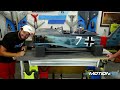 live unboxing of the black horse fw 190 motion rc live