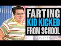 FARTING KID Kicked Out of School. Crazy Ending.