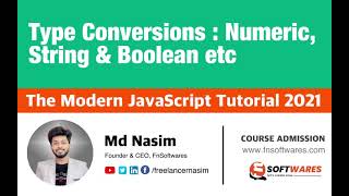 009 | Type Conversions | The Modern JavaScript Tutorial