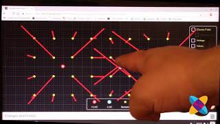 1C2 Demonstration of how to use the PhET "Charges and Fields" simulation
