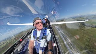 First flight of the new Perkoz at the Scottish Gliding Centre, Portmoak