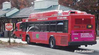 Bus Observations of York, Pennsylvania (November 2020)