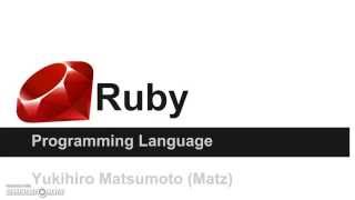 Ruby programming tutorial