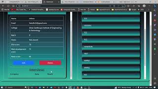 placement cell Backend project Using Node JS