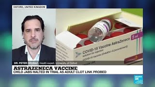 AstraZeneca vaccine trial in children halted as blood clot link investigated