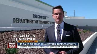 Big mistake shuts down Pasco County 911 center