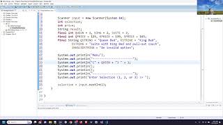Java Programming 1 - Chapter 5 Exercise 3 - Spring 2024