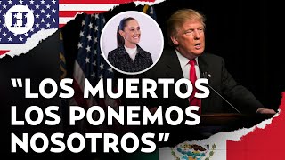 ¡Contundente! Esto dice la carta que Claudia Sheinbaum envió a Donald Trump tras sus amenazas