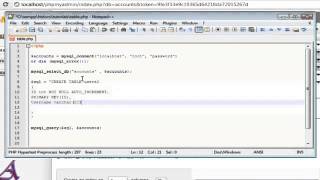 PHP Tutorial 27 MySQL Creating A Table PHP For Beginners