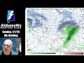 alabamawx weather briefing video for sunday january 7 2024