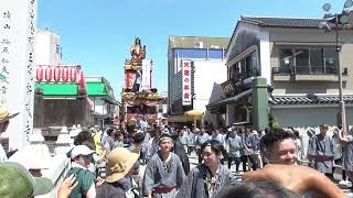 成田祇園祭 令和6年7月7日 成田山交道会 総門前にて