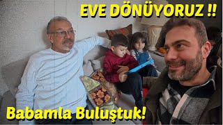 Uzun Zaman Sonra Babamla Buluştuk! EVE DÖNÜYORUZ ! Ata’nın İlk Uçağa Binişi