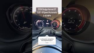 How fast is the 2024 Dodge Hornet GT AWD? #acceleration #review #pot