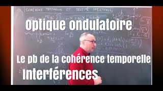 Interférences lumineuses : cohérence temporelle et contraste