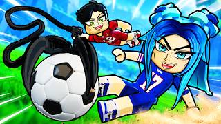 We play ILLEGAL SOCCER in Roblox!