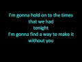 Try Sleeping With a Broken Heart Alicia Keys (Lyrics)