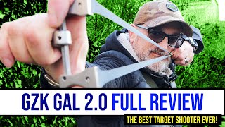 Full review of the GZK GAL 2 0 slingshot catapult - the best target shooter ever!