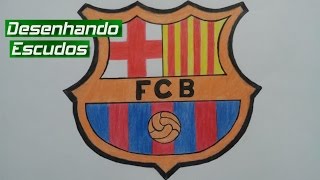Como desenhar o escudo do Barcelona (Fernando)