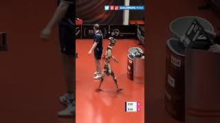 Table Tennis Robot vs Human, Who Wins? | NOT Real | Incredible Wonder Studio Ai  #shorts