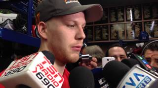 Lars Eller after the Habs 4-2 win over the Bruins