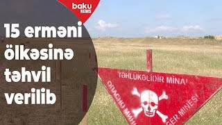 Ermənistan minalanmış ərazilərin xəritələrini təqdim edib - Baku TV