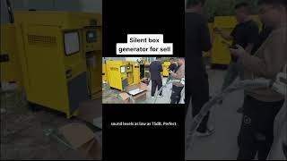 Silent Box Diesel Generators are for sale now