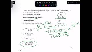 Energetics full SL Questions Only