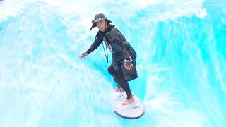 SAMURAI SURFING！ / 錦鯉・長谷川が甲冑を着てサーフィン！