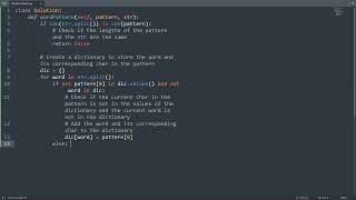 Leetcode 290. Word Pattern in Python | Python Leetcode | Python Coding Tutorial | Python Coding ASMR