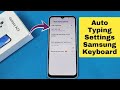 Turn on Auto capitalize, Auto Space and Auto period Samsung Keyboard Galaxy A23 with One UI 5