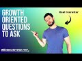 Great Questions to Ask in Your Interview About Growth and Development