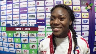 World Judo Championships 2018 - Interview with Clarisse Agbegnenou (FRA)