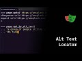 Playwright Python - Alt Text Locator